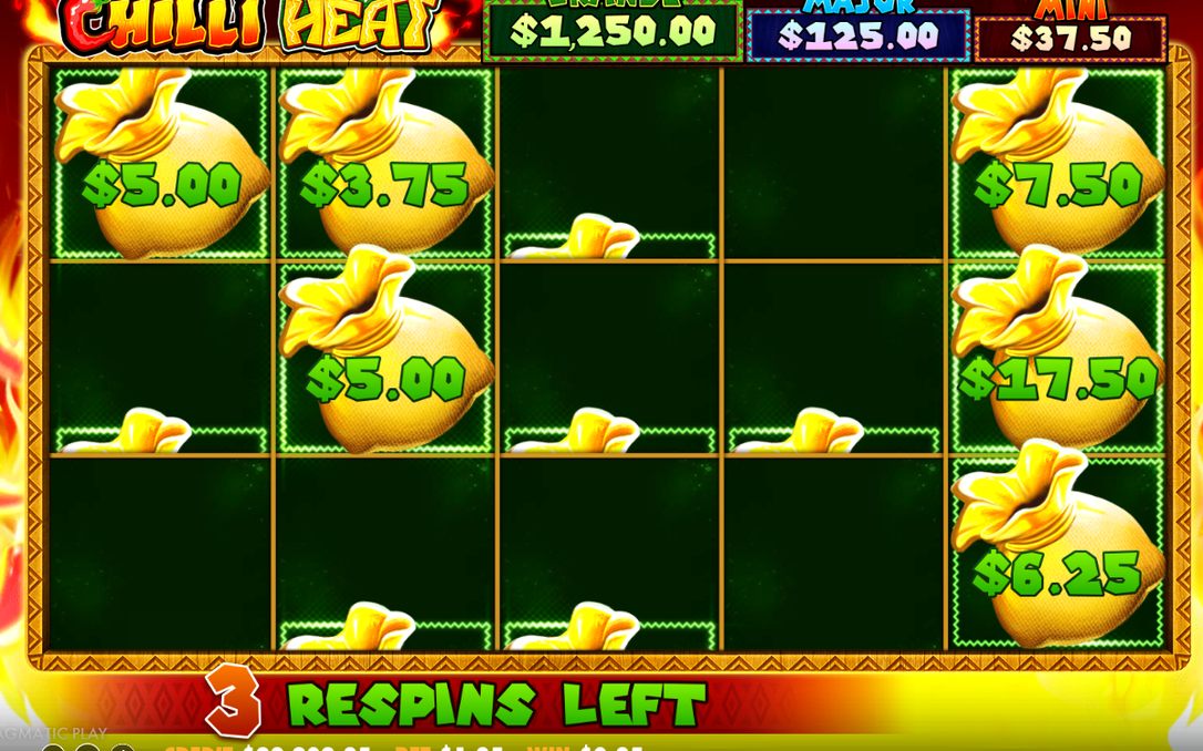 Money Respin: normal symbols fade, grid turns dark green