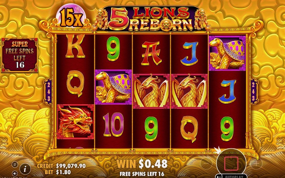 Free Spins round with the WILD multiplier in play