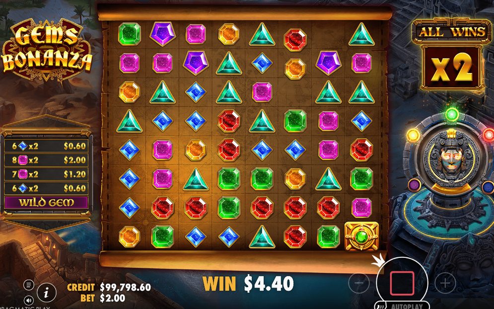 Spin modifier in play during Gold Fever